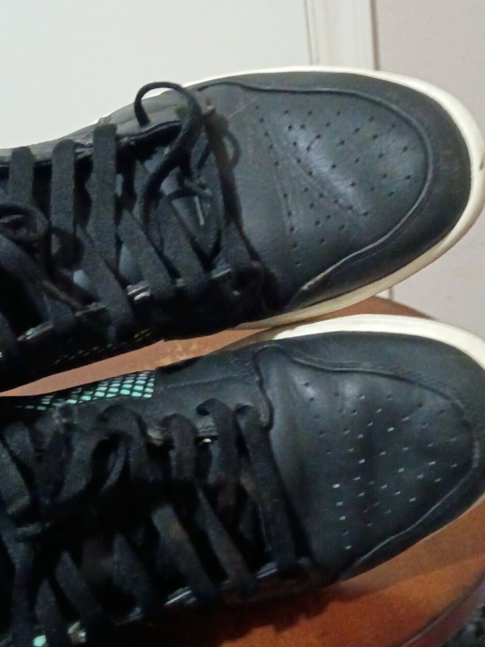 Nike Air Jordan 1 Retro 89 Green Glow Men’s Size 12 US 599873-033 Black Teal - Picture 14 of 14